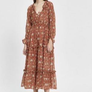 Farrow Floral Midi Dress